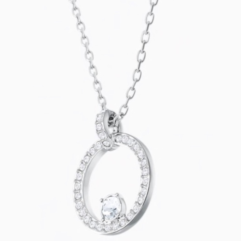 Swarovski Circle Pendant Necklace